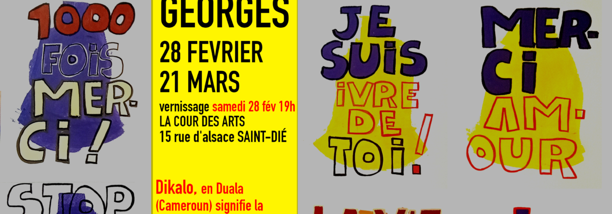 Installation artistique DIKALO de Julien King-Georges à La Cour des Arts à Saint-Dié-des-Vosges