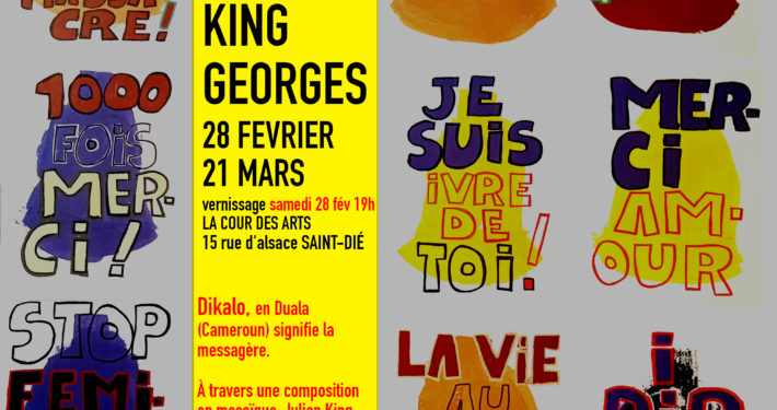 Installation artistique DIKALO de Julien King-Georges à La Cour des Arts à Saint-Dié-des-Vosges